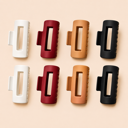 Flexible & Durable Jelly Claw Clip Pack of 8